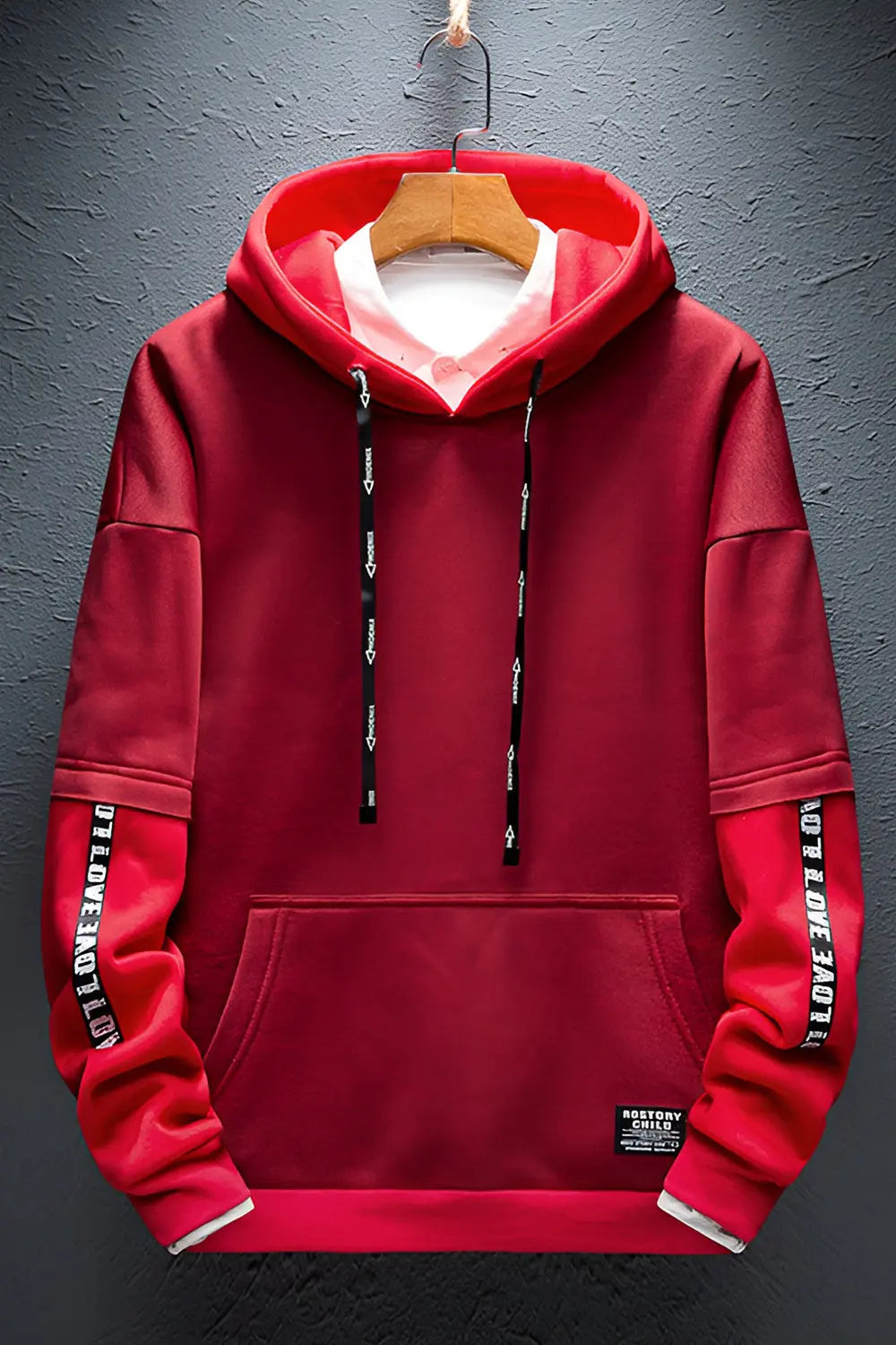 Boys Hoodie - Red - Strange Clothes