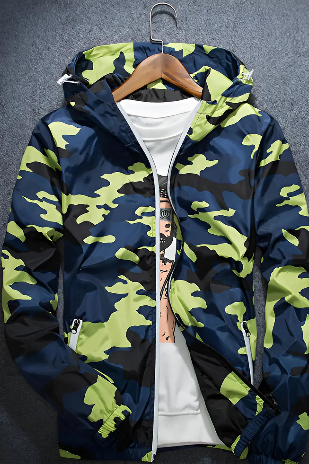 Camouflage Jacket - Green - Strange Clothes