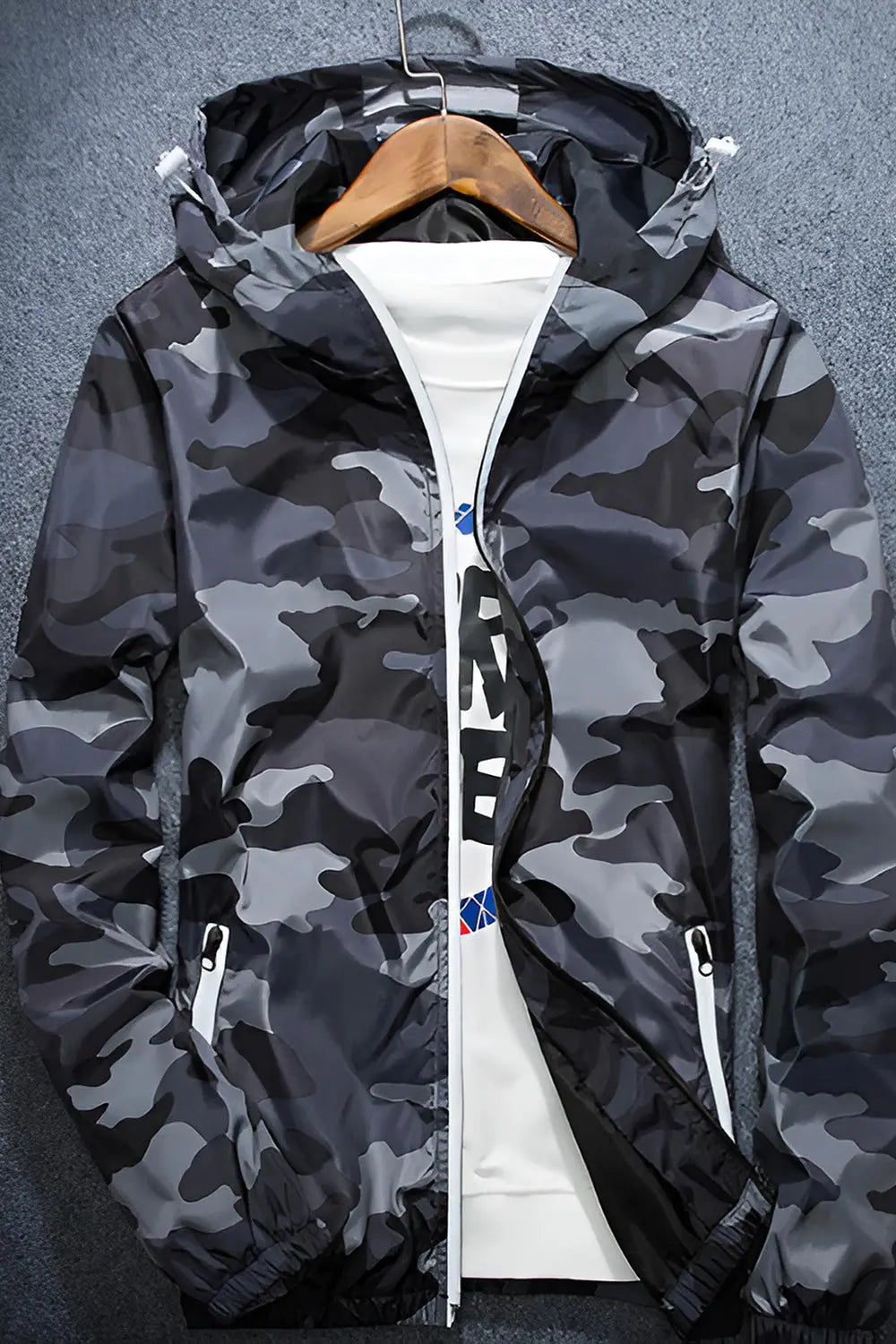 Camouflage Jacket - Grey - Strange Clothes