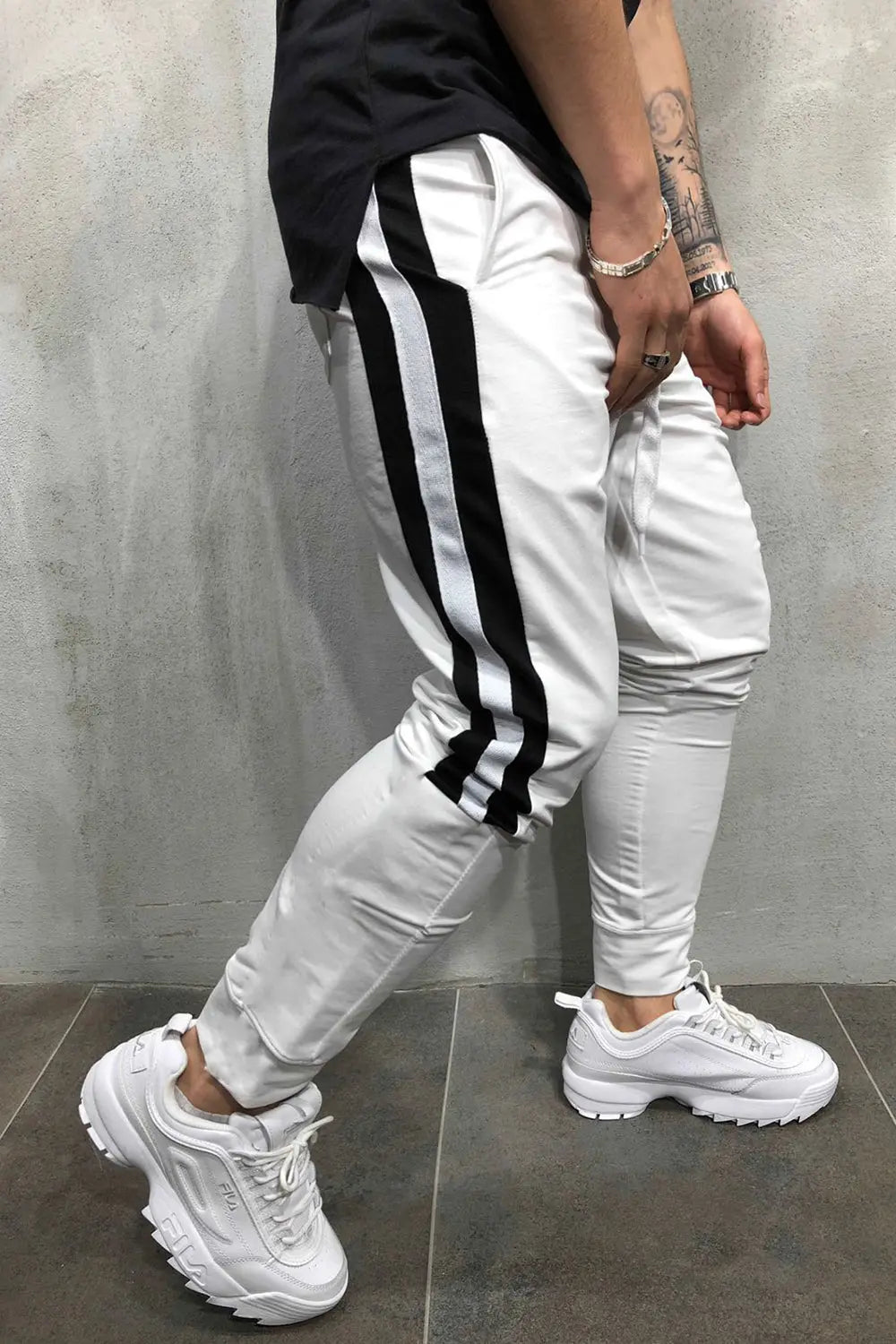 Fitness Trousers - White - Strange Clothes