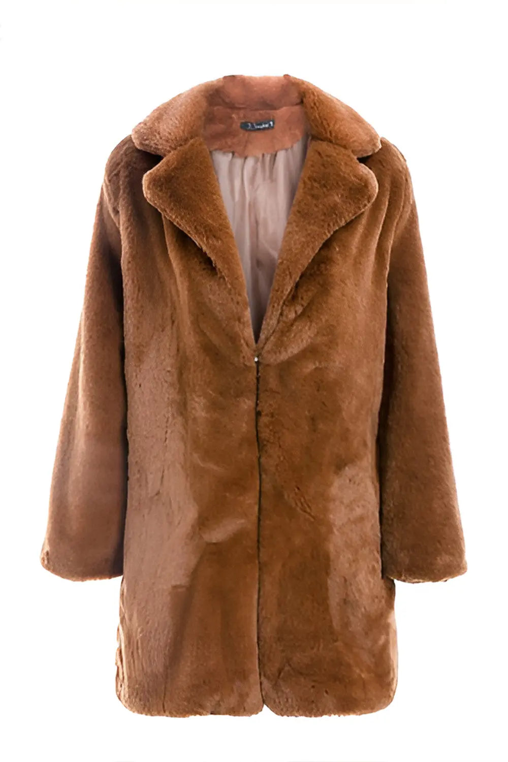 Fur Coat Streetwear - Brown - Strange Clothes