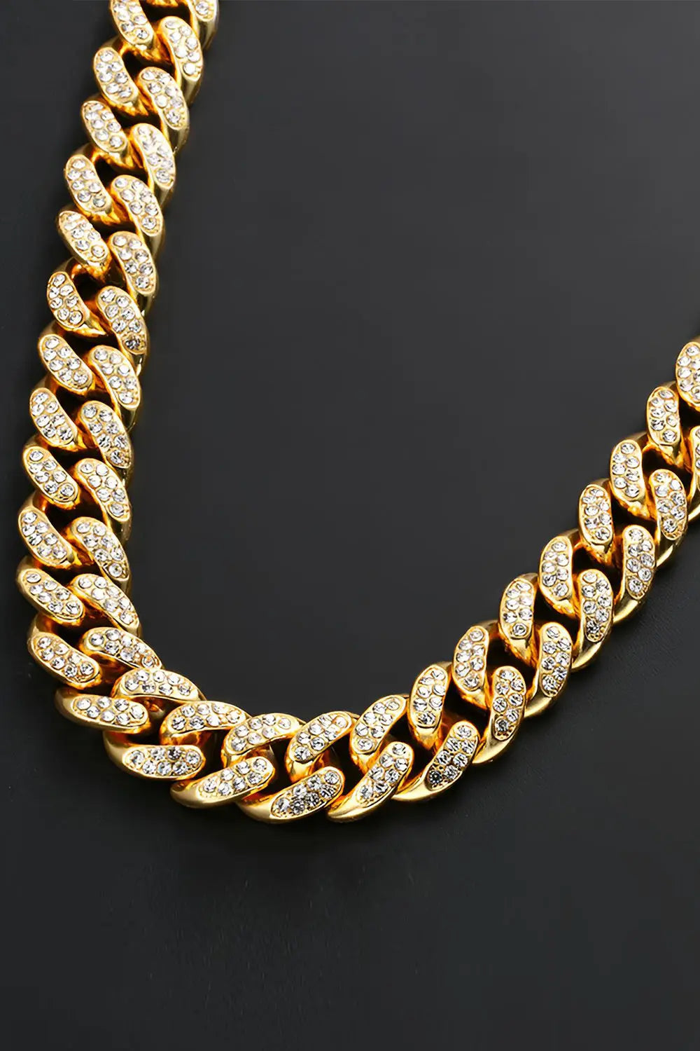 Hip Hop Alloy Necklace - Gold - Strange Clothes