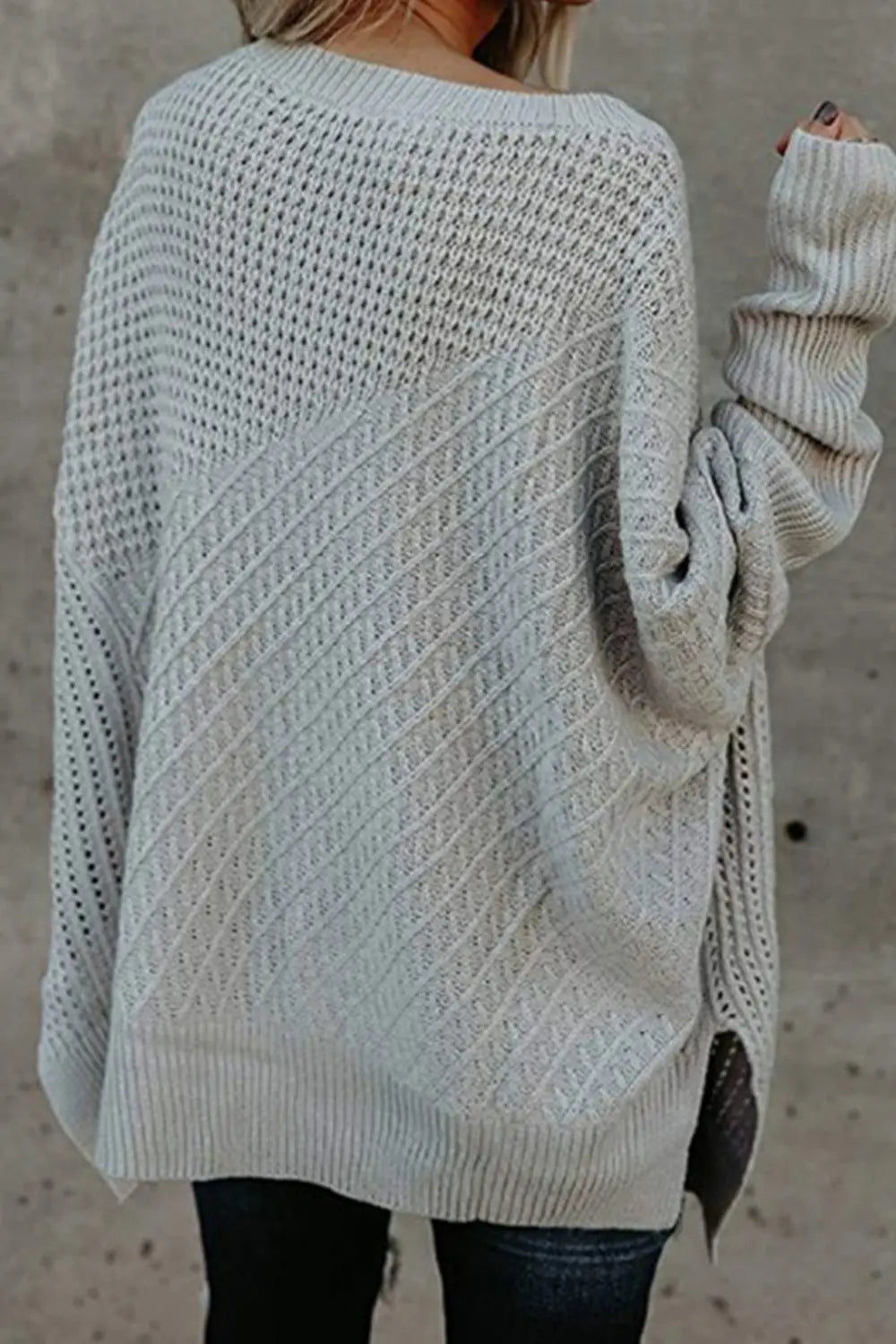 Irregular Sweater - Gray - Strange Clothes