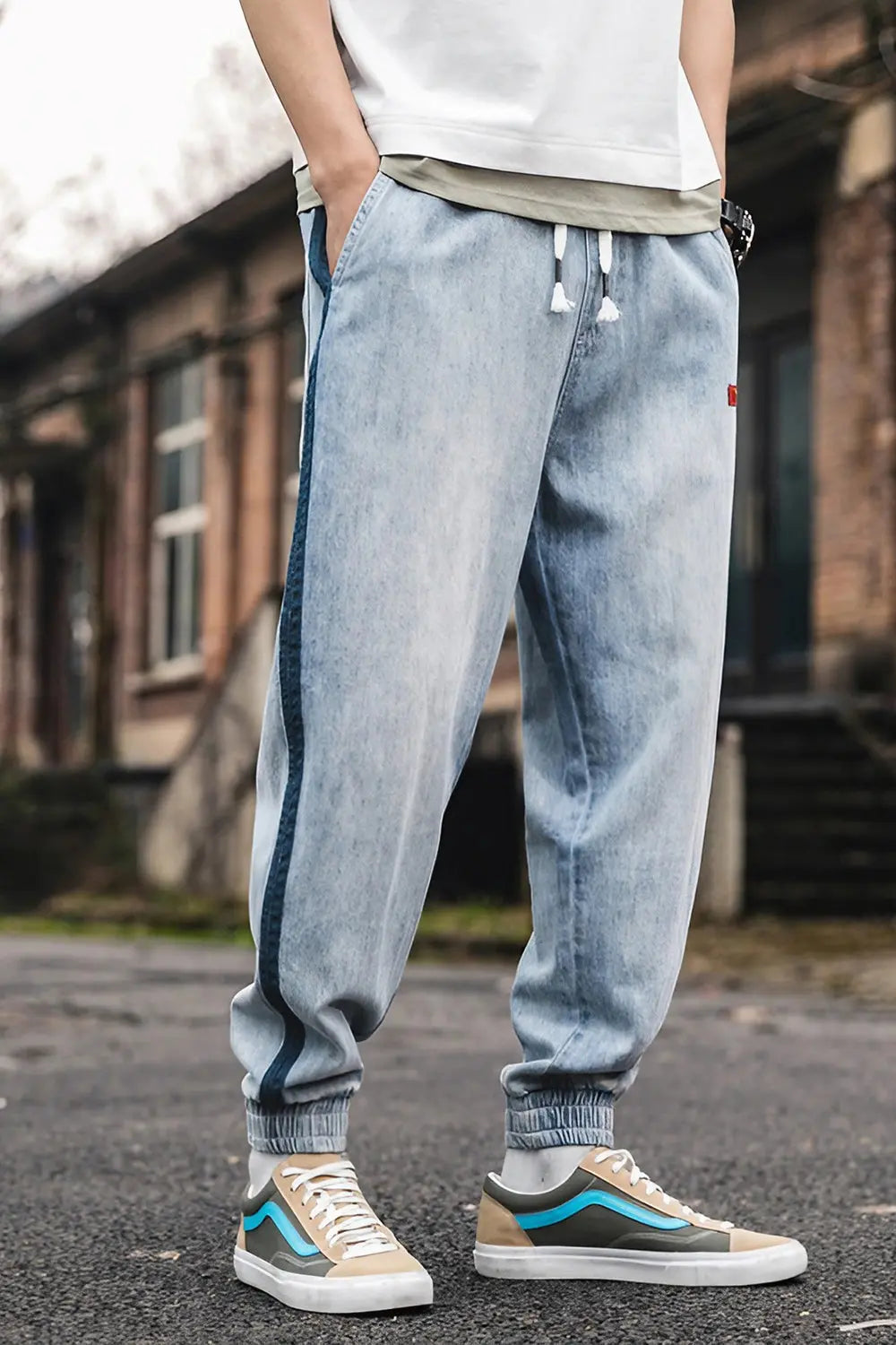 Jeans Loose Pants - Blue - Strange Clothes
