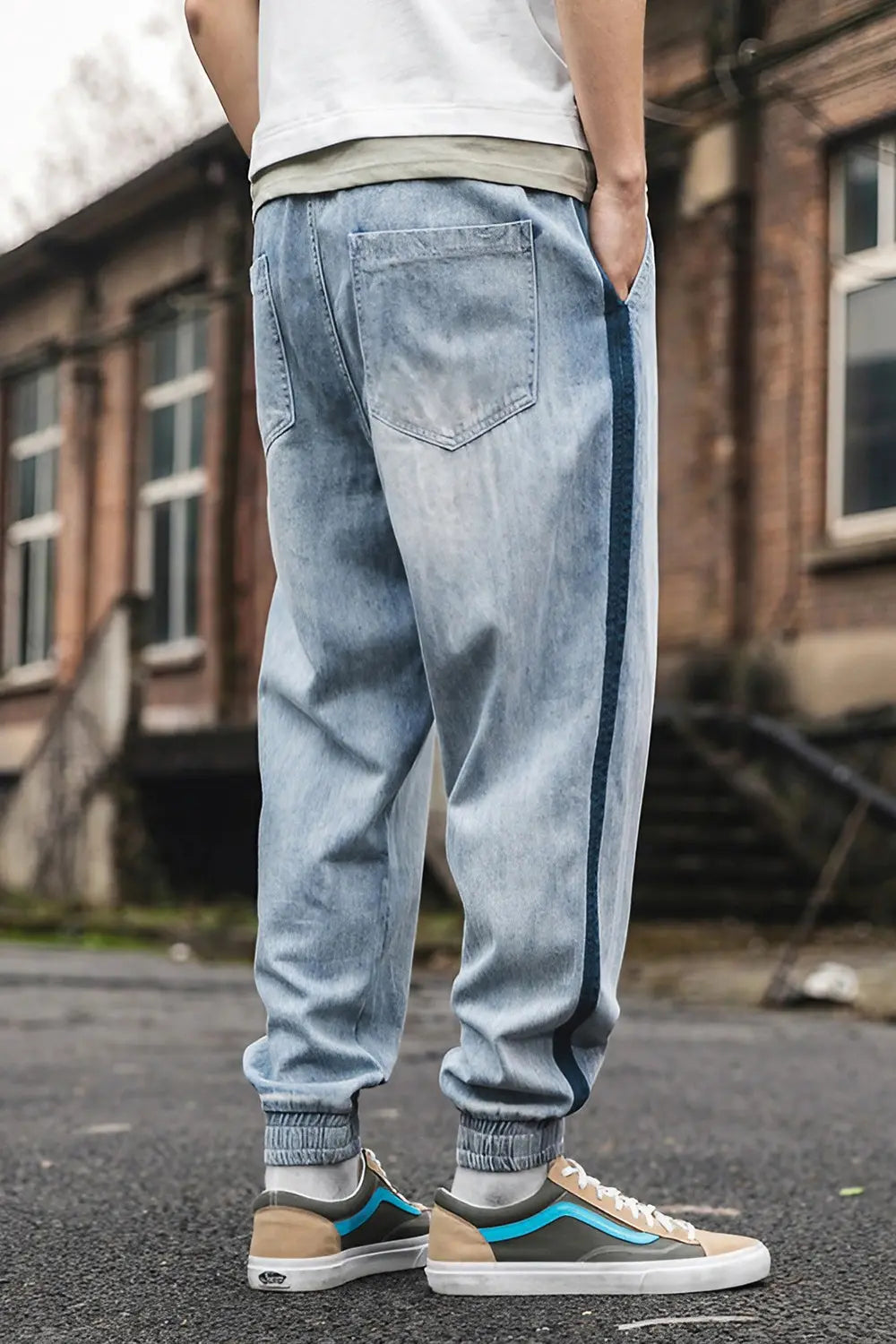 Jeans Loose Pants - Blue - Strange Clothes