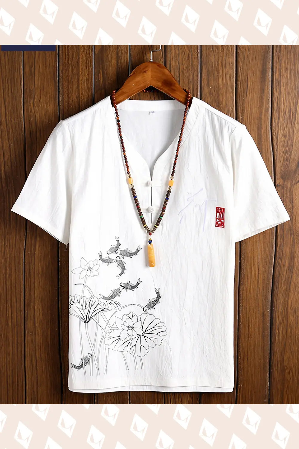 Koi Carp T-Shirt - White - Strange Clothes