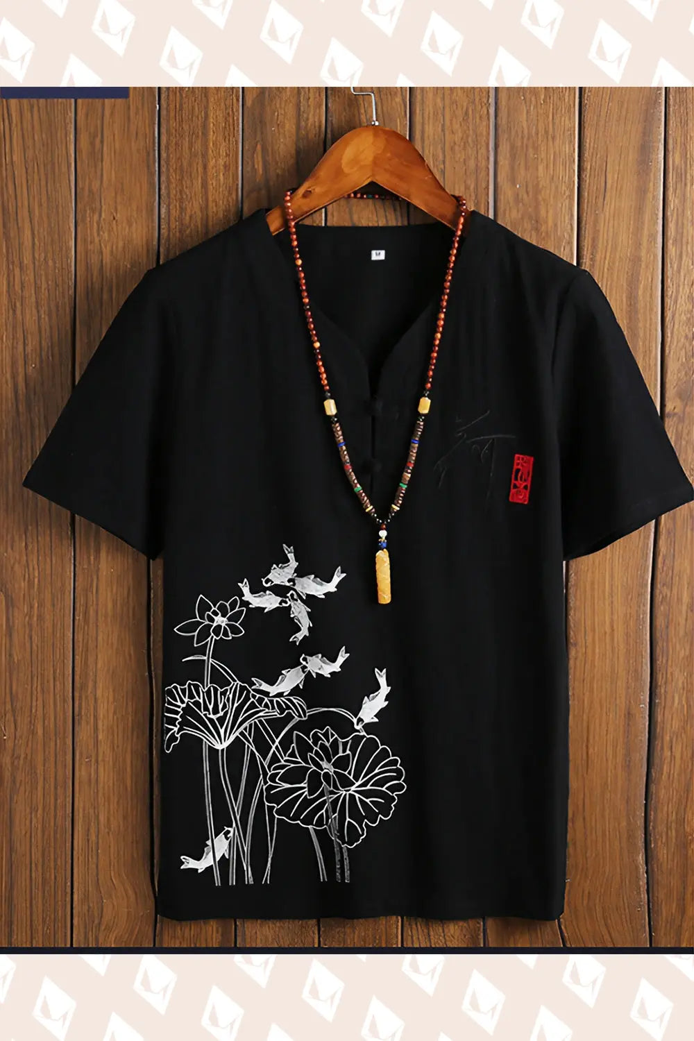 Koi Carp T-Shirt - Black - Strange Clothes