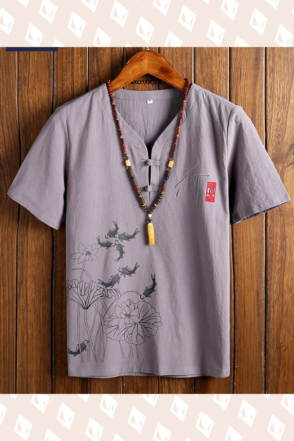 Koi Carp T-Shirt - Gray - Strange Clothes