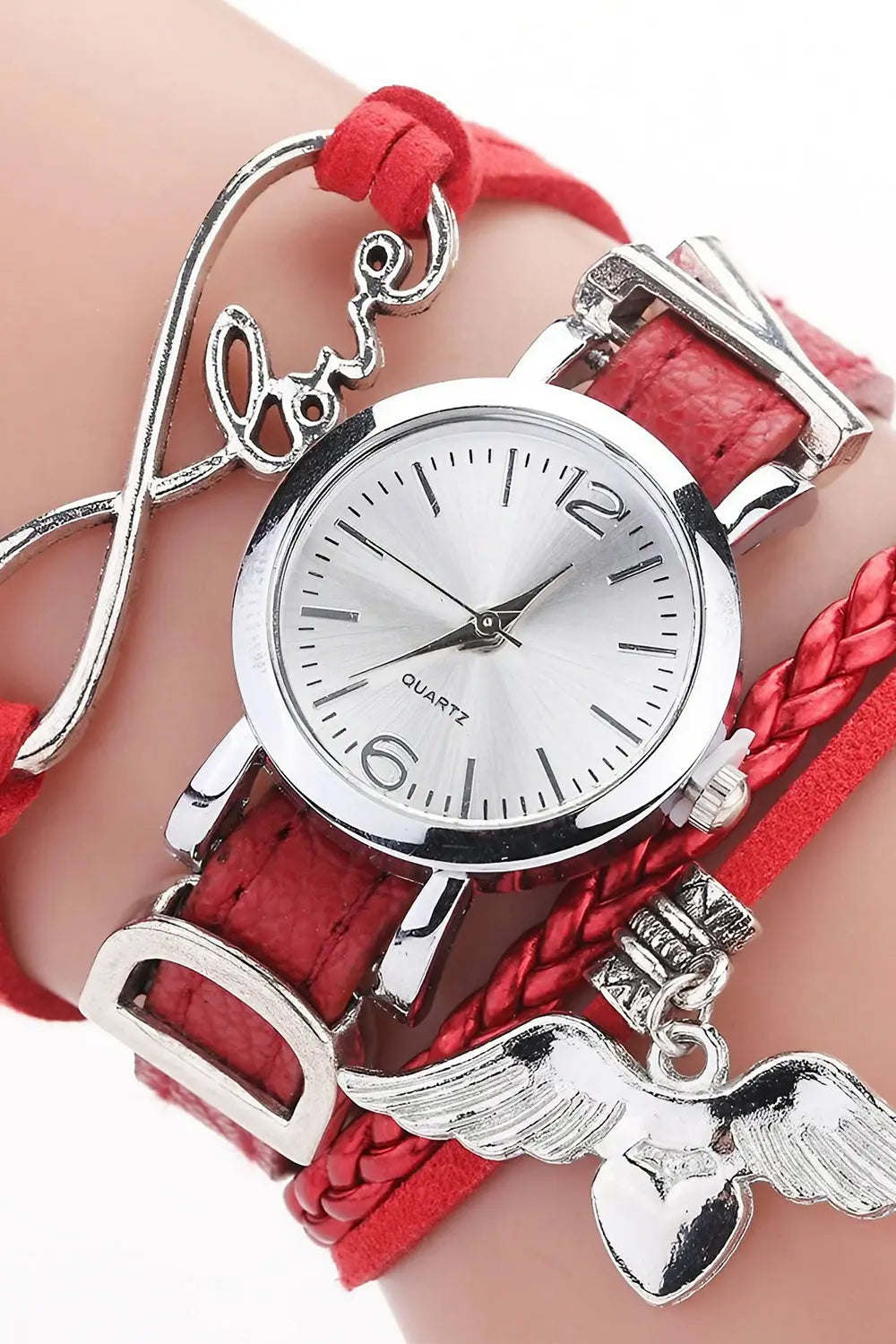 Love Bracelet Watch - Red - Strange Clothes