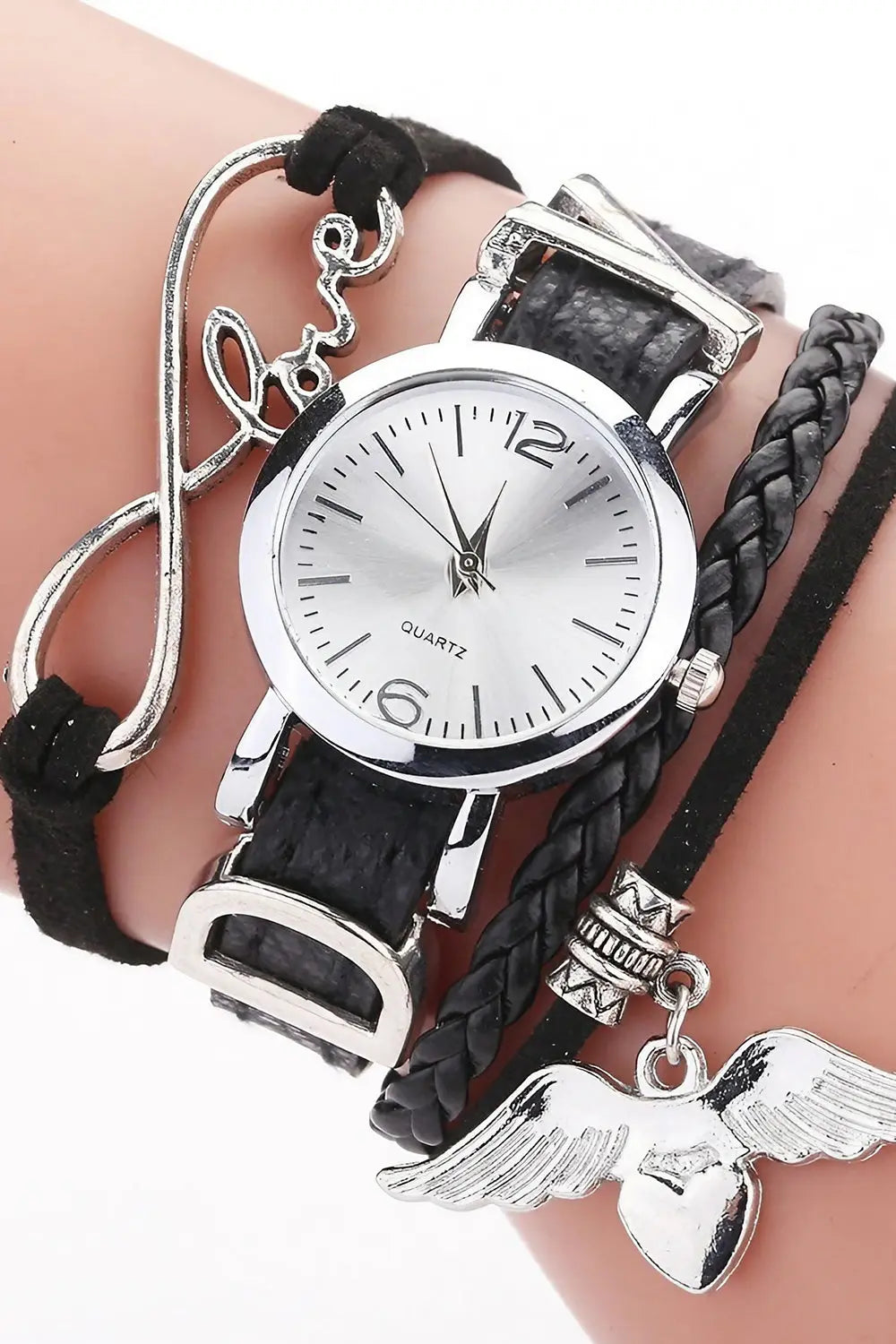 Love Bracelet Watch - Black - Strange Clothes