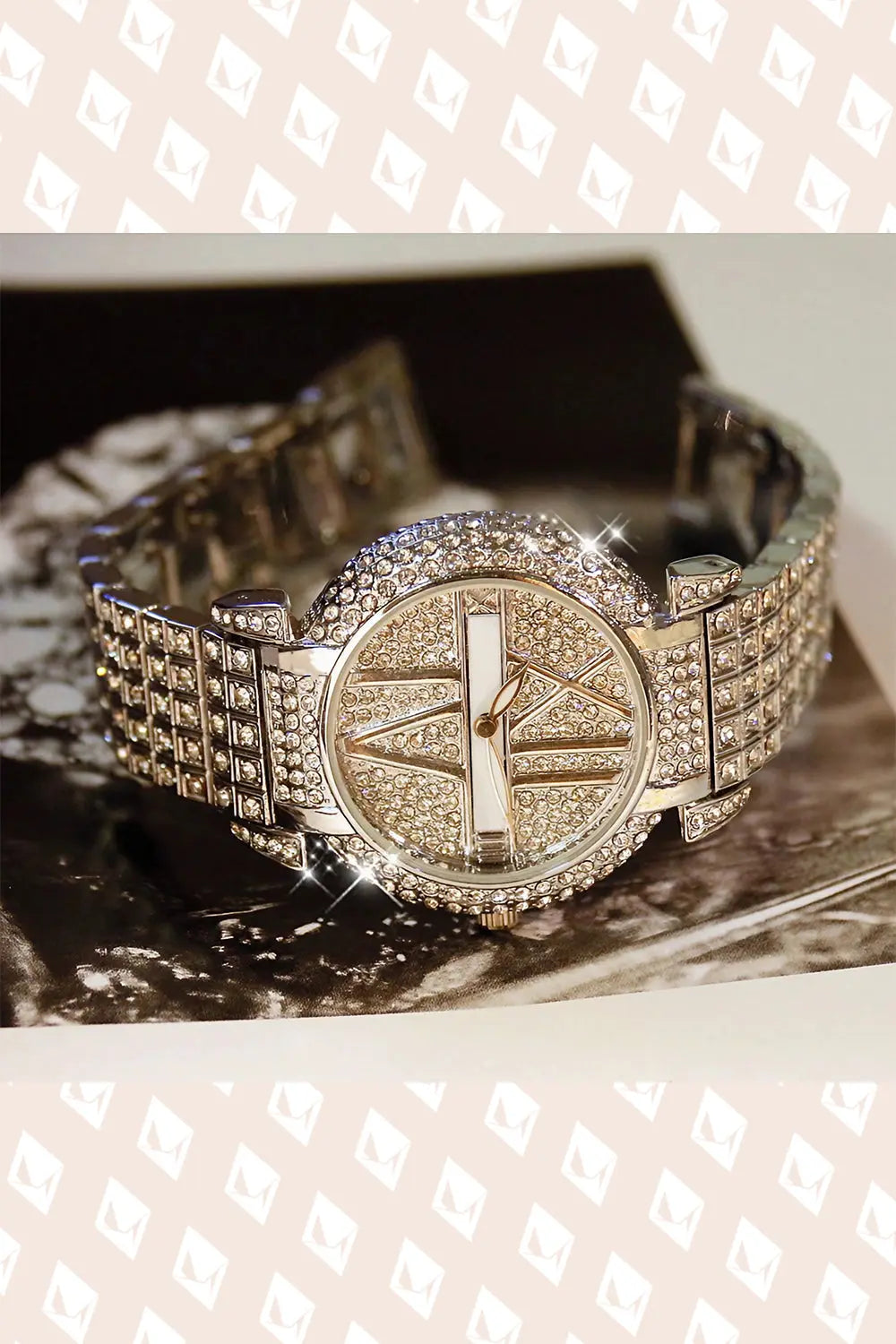 Luxury Diamond Watch - Silver - Strange Clothes