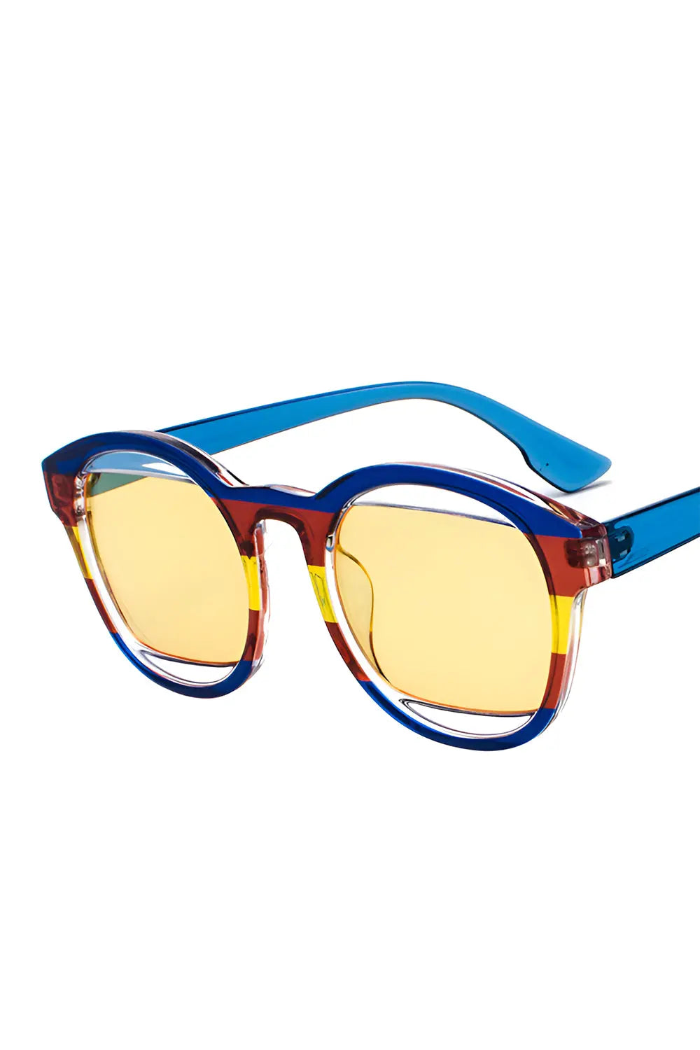 Multicolored Sunglasses - Blue - Strange Clothes