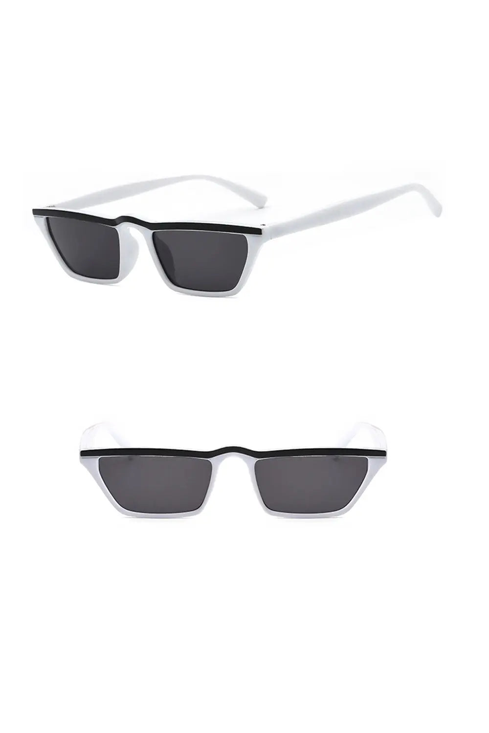 Outline Vintage Sunglasses - White - Strange Clothes