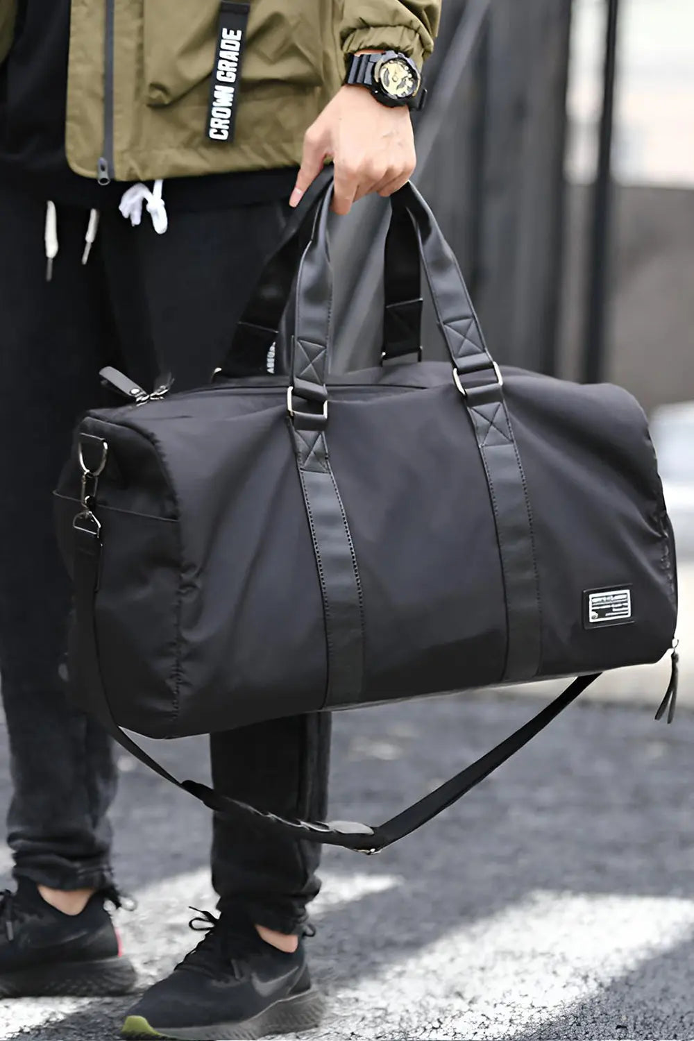Oxford Travel Bag - Black - Strange Clothes