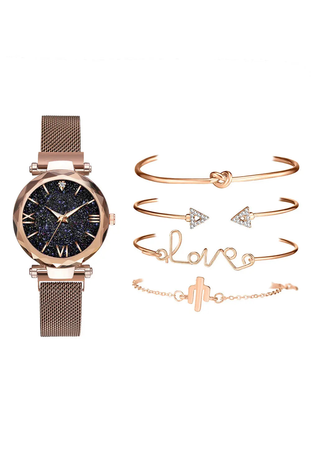 Starry Sky Watch Set - Brown - Strange Clothes