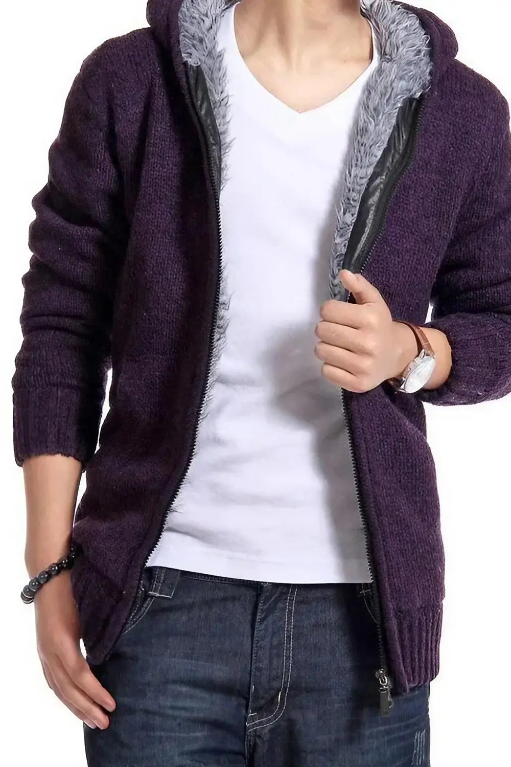 Warm Jacket - Purple - Strange Clothes